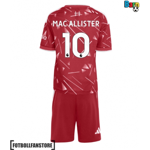 Liverpool Alexis Mac Allister #10 Barnkläder Hemma matchtröja till baby 2026-27 Kortärmad (+ Korta byxor) Billigt